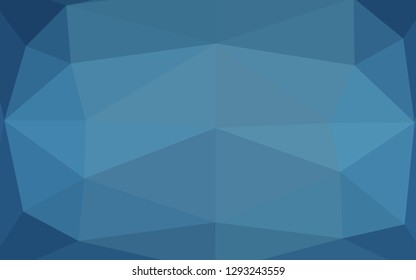 Light BLUE vector polygon abstract background. An elegant bright illustration with gradient. New texture for your design.