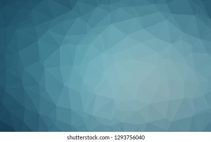 Light BLUE vector polygon abstract background. A vague abstract illustration with gradient. Triangular pattern for your business design.