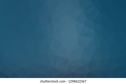 Light BLUE vector polygon abstract layout. Modern geometrical abstract illustration with gradient. New texture for your design.