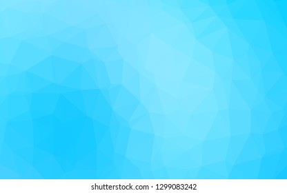 Light BLUE vector polygon abstract background. Geometric illustration in Origami style with gradient. Brand new design for your business.