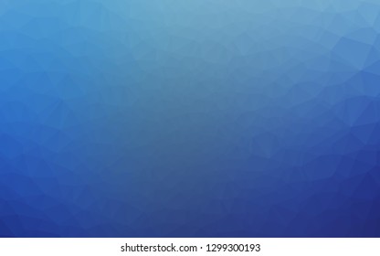 Light BLUE vector polygon abstract backdrop. A sample with polygonal shapes. Polygonal design for your web site.