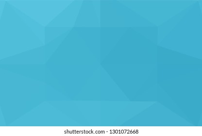 Light BLUE vector polygon abstract backdrop. Shining colored illustration in a Brand new style. The best triangular design for your business.