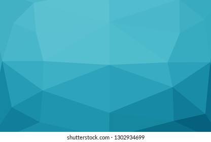 Light BLUE vector polygon abstract background. Glitter abstract illustration with an elegant design. Elegant pattern for a brand book.