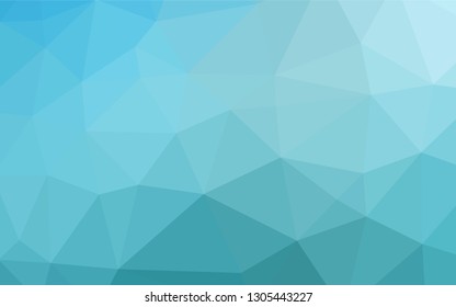 Light BLUE vector polygon abstract layout. An elegant bright illustration with gradient. The best triangular design for your business.