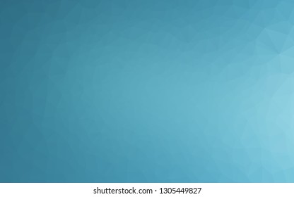 Light BLUE vector polygon abstract backdrop. A completely new color illustration in a vague style. Polygonal design for your web site.