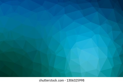 Light BLUE vector polygon abstract layout. Shining colored illustration in a Brand new style. New texture for your design.