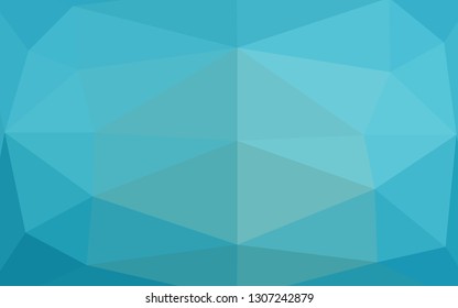 Light BLUE vector polygon abstract backdrop. Glitter abstract illustration with an elegant design. Brand new design for your business.