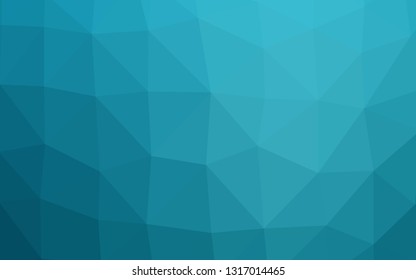Light BLUE vector polygon abstract backdrop. A sample with polygonal shapes. Brand new design for your business.