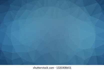 Light BLUE vector polygon abstract layout. An elegant bright illustration with gradient. Elegant pattern for a brand book.