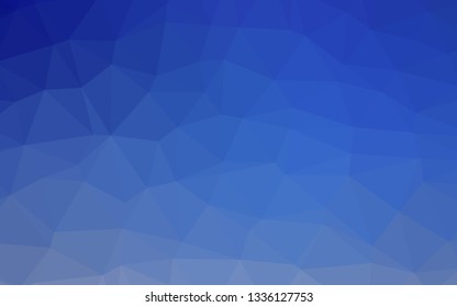 Light BLUE vector polygon abstract backdrop. Colorful illustration in abstract style with gradient. Elegant pattern for a brand book.