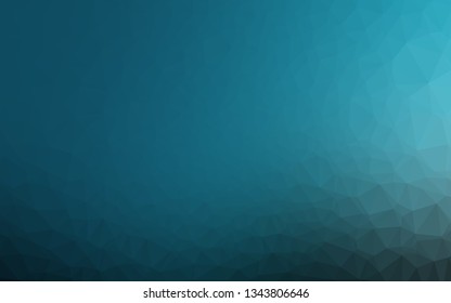 Light BLUE vector polygon abstract background. Brand new colorful illustration in with gradient. Template for your brand book.