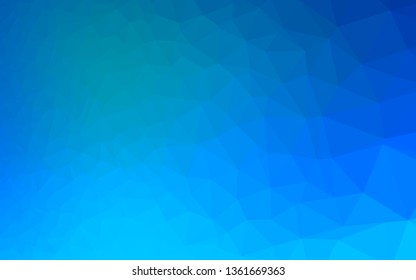 Light BLUE vector polygon abstract backdrop. Shining colored illustration in a Brand new style. Completely new template for your business design.