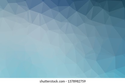 Light BLUE vector polygon abstract layout. A sample with polygonal shapes. Brand new design for your business.