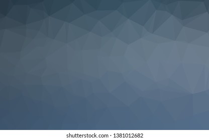 Light BLUE vector polygon abstract background. Shining illustration, which consist of triangles. Triangular pattern for your business design.