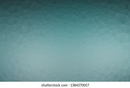 Light BLUE vector polygon abstract backdrop. Colorful illustration in abstract style with gradient. Template for your brand book.