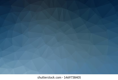 Light BLUE vector polygon abstract background. A vague abstract illustration with gradient. Textured pattern for background.