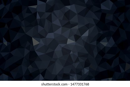 Fondo abstracto de polígono vectorial claro AZUL. Moderna ilustración abstracta con triángulos. Patrón triangular para tu diseño.