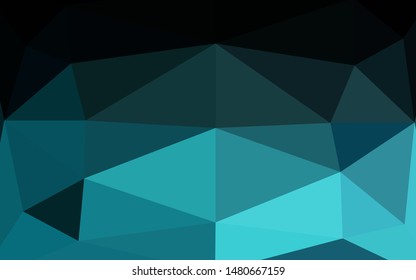 Light BLUE vector polygon abstract backdrop. Shining colored illustration in a Brand new style. Completely new design for your business.