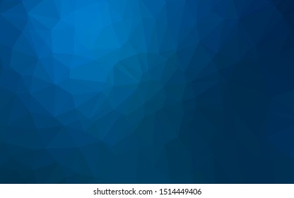 Light BLUE vector polygon abstract backdrop. An elegant bright illustration with gradient. Textured pattern for background.