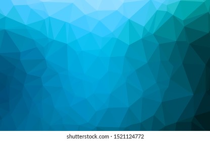 Light BLUE vector polygon abstract layout. An elegant bright illustration with gradient. New texture for your design.