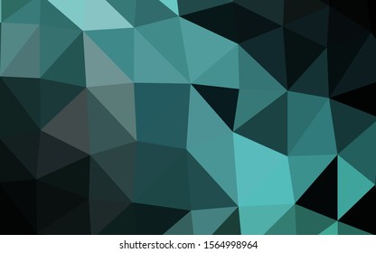 Light BLUE vector polygon abstract backdrop. Shining colored illustration in a Brand new style. Completely new design for your business.