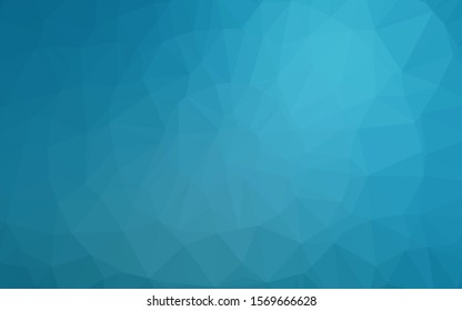 Light BLUE vector polygon abstract background. Brand new colorful illustration in with gradient. Textured pattern for background.