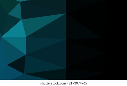 Light BLUE vector polygon abstract background. An elegant bright illustration with gradient. Template for your brand book.