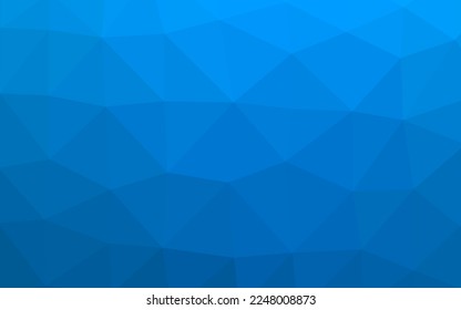 Light BLUE vector polygon abstract background. Geometric illustration in Origami style with gradient. Elegant pattern for a brand book.