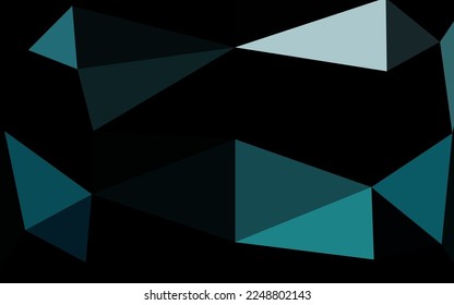 Light BLUE vector polygon abstract backdrop. Shining colored illustration in a Brand new style. Elegant pattern for a brand book.