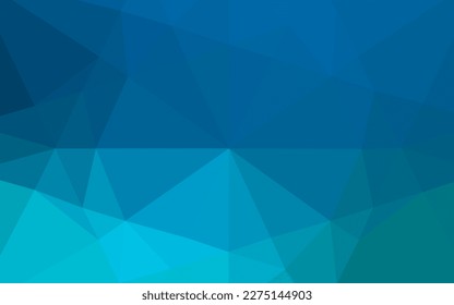 Light BLUE vector polygon abstract backdrop. Glitter abstract illustration with an elegant design. A completely new template for your business design.