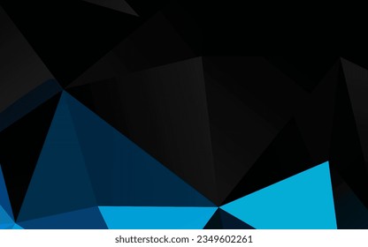 Light BLUE vector polygon abstract background. Brand new colorful illustration in with gradient. Template for a cell phone background.