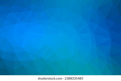 Light BLUE vector polygon abstract layout. Creative illustration in halftone style with gradient. Elegant pattern for a brand book.