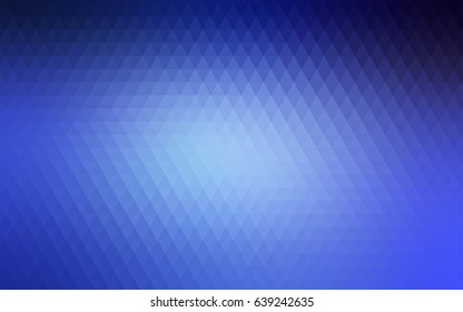 Light BLUE vector polygon abstract template. Shining illustration, which consist of triangles. A completely new design for your business.