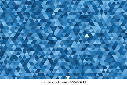 Light BLUE vector polygon abstract template. A completely new color illustration in a vague style. Brand-new design for your business.