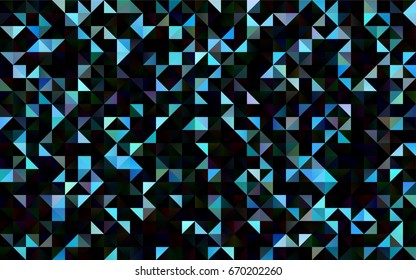 Light BLUE vector polygon abstract template. Shining colored illustration in a brand-new style. The textured pattern can be used for background.