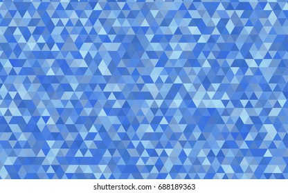 Light BLUE vector polygon abstract background. Triangular geometric sample with gradient.  A completely new template for your business design.