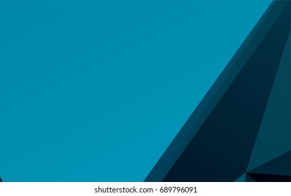 Light BLUE vector polygon abstract background. A completely new color illustration in a vague style. A completely new template for your business design.