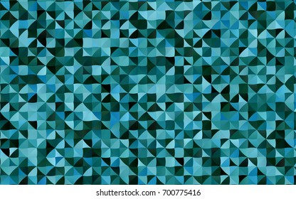 Light BLUE vector polygon abstract pattern. Creative geometric illustration in Origami style with gradient. The best triangular design for your business.