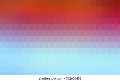 Light BLUE vector polygon abstract background. Shining illustration, which consist of triangles. A completely new design for your business.