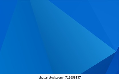Light BLUE vector polygon abstract background. Triangular geometric sample with gradient.  Brand-new style for your business design.