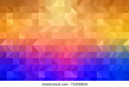 Light BLUE vector polygon abstract background. Colorful abstract illustration with gradient. The best triangular design for your business.