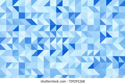 Light BLUE vector polygon abstract background. Geometric illustration in Origami style with gradient.  The best triangular design for your business.