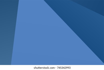 Light BLUE vector polygon abstract template. Shining colored illustration in a brand-new style. The elegant pattern can be used as part of a brand book.