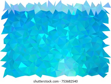 Light BLUE vector polygon abstract pattern. Modern geometrical abstract illustration with gradient. The template can be used as a background for cell phones.