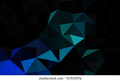 Light BLUE vector polygon abstract background. Shining colored illustration in a brand-new style. A completely new design for your business.