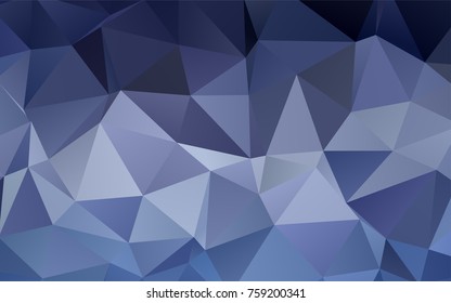 Light BLUE vector polygon abstract pattern. Colorful illustration in abstract style with gradient. Brand-new design for your business.