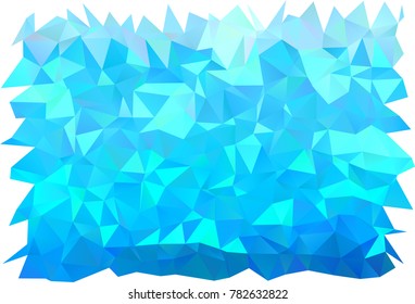 Light BLUE vector polygon abstract pattern. An elegant bright illustration with gradient. A completely new template for your business design.