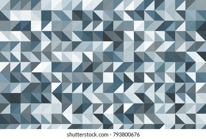 Light BLUE vector polygon abstract template. Colorful abstract illustration with gradient. The template can be used as a background for cell phones.