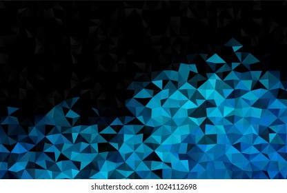 Light BLUE vector polygonal background. An elegant bright illustration with gradient. A completely new design for your business.