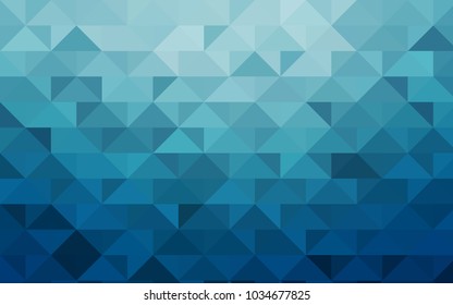 Light BLUE vector polygonal background. Creative geometric illustration in Origami style with gradient. The elegant pattern can be used as part of a brand book.